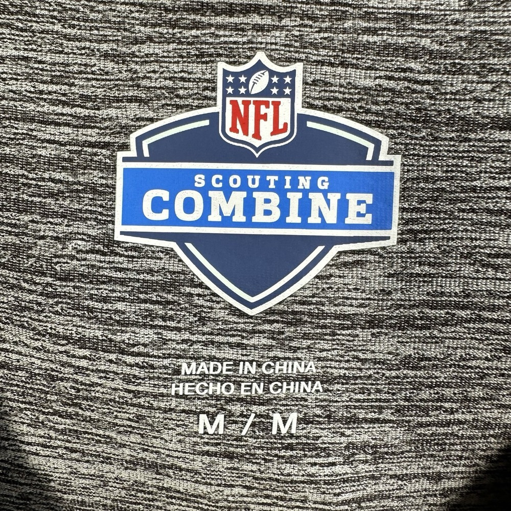 NFL Cleveland Browns Scouting Combine Long Sleeve T-shirt Men's M Hooded Gray - Picture 2 of 8